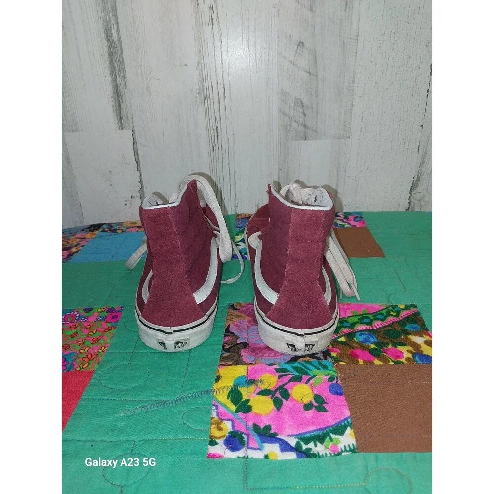 VANS OFF THE WALL EUC UNISEX M9.5 W10 SK8-HI SUEDE SKATE SNEAKERS SHOES